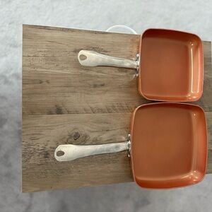 Copper Square Non-Stick Frying Pan Set